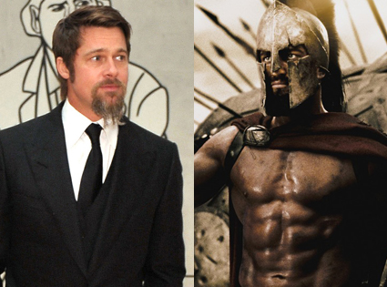 Brad Pitt, Gerard Butler, 300 Brad Pitt, Gerard Butler, 300